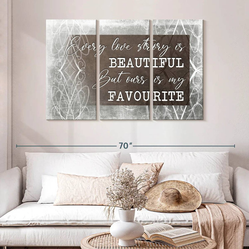 Favorite Love Love Typographie, H 32 po x l 50 po