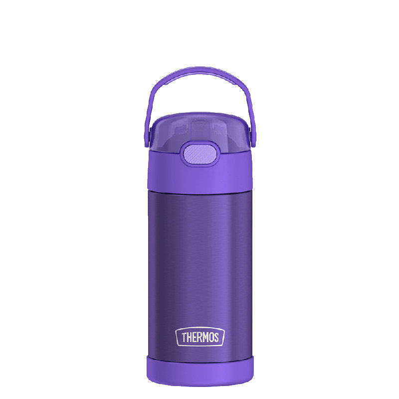 12 oz Bouteille d'eau en acier inoxydable Funtainer® - mauve, Purple