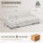 Faux Rabbit Fur Modular Sofa Couch With Pull-Out Bed-1008506720