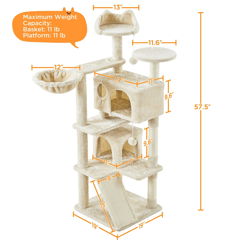 Arbre à chat 57,5 po Topeka