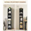 Bookcase, 6-Tier/7-Tier Narrow Tall Bookshelf, Wooden Bookshelf with Adjustable Shelf, Open Storage Shelf for Bedroom, Living Room, Home Office -177790505-179834752