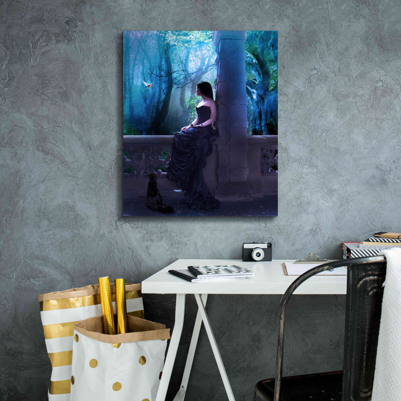 «Princess Castle» par Ata Alishahi, estampe numérique sur toile, H 24 po x l 20 po x P 0,75 po