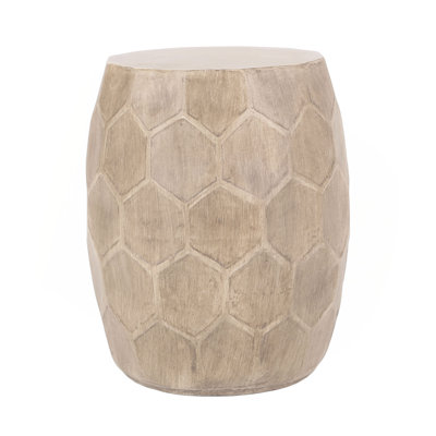 Outdoor Lightweight Concrete Side Table,
