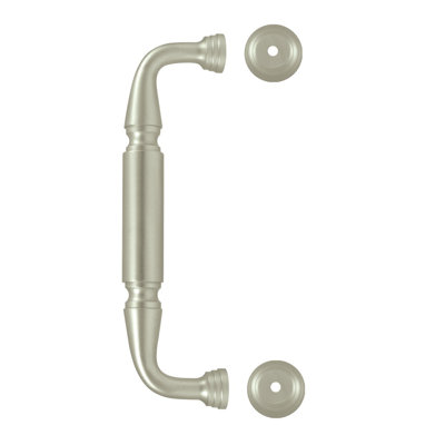 Solid Brass Door Pull /Rosette