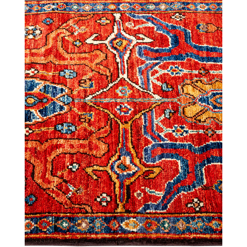 One-of-a-Kind 2' 0" X 6' 1" New Age Runner Wool Area Rug in