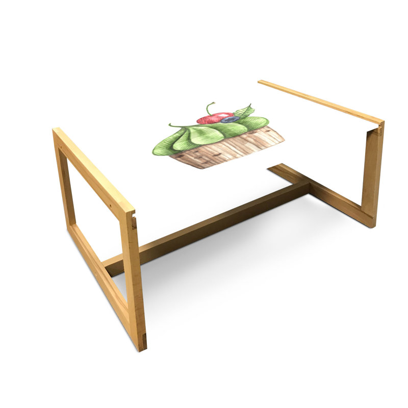 Ireneo Sled Coffee Table, 90cm H x 62cm W x 40cm D