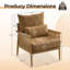 Chaise avec accoudoirs Masson Chenille-614586126