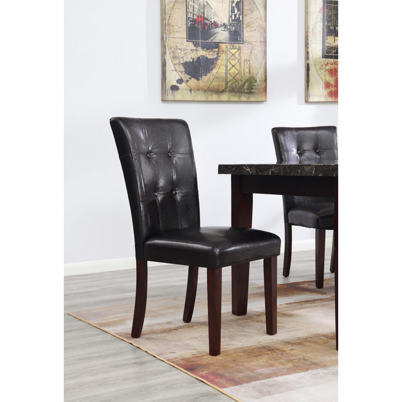 Chaise d'appoint brune