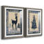 Silhouette de cerf - ensemble de 2 impressions-1993020045-1993020036-1993020037