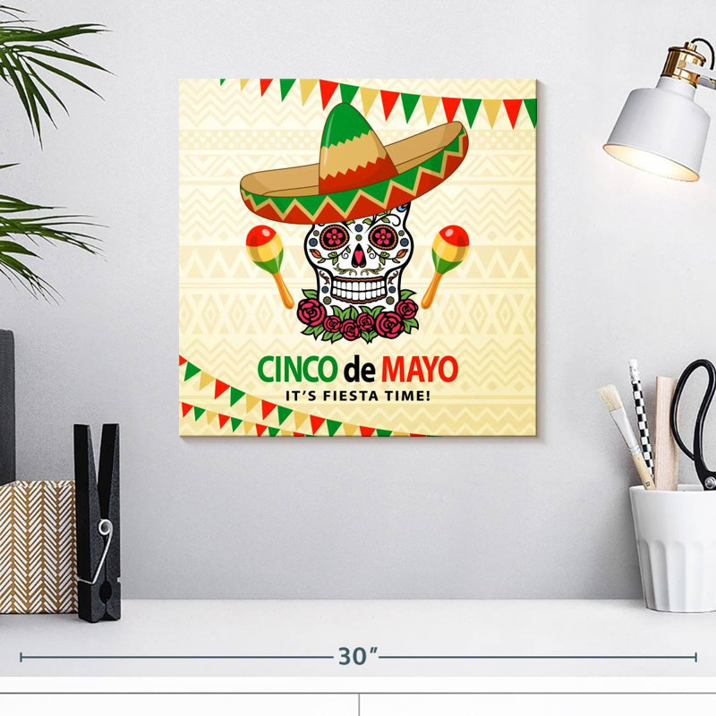 Lelend Cinco De Mayo Fiesta, H 16 po x l 16 po