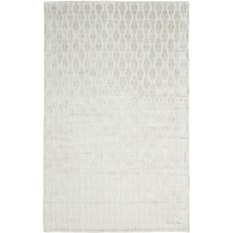 Geometric Hand Woven Area Rug, Rectangle 152 x 229 cm