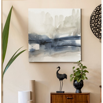 Fog On The Horizon III - Wrapped Canvas Print