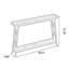 Console rectangulaire en bois manufacturé brun massif-1838734910