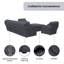 Hulda Acacia Patio Conversation Sets Group Seating Outdoor Furniture Covers