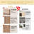 Vowar 48" Wall-Mounted Bathroom Cabinet With 4 Soft-Close Doors,2 Adjustable Shelves-151674460