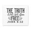 Jean 8: 32, «The Truth Will Set You Free», verset biblique sur toile, art mural chrétien-1024802614