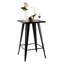 Tauranac Solid Wood Top Metal Base Dining Table-2088159068