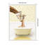 «Mother and Baby Giraffe in Cottage Yellow Bathaign» par Amy Peterson, reproduction d'art sur toile encadrée