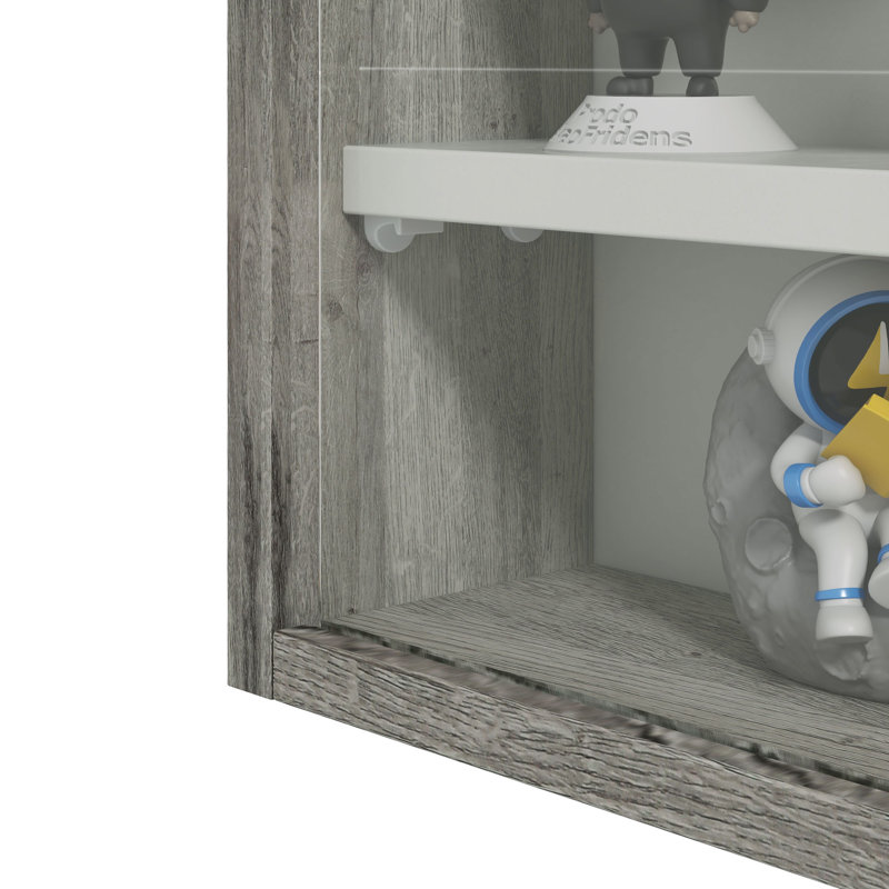 Display Cabinet, Grey