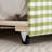Daybed With Trundle Sofa Bed No Box Spring Needed, With USB Port And Adorable Wave Shaped, Linen Fabric-1641491132