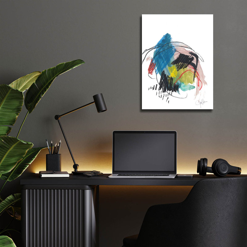 'Abstract Landscape No. 36' by Jan Weiss Acrylic Glass Wall Art