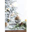 D4 ", boules de Noël décoratives, boules de Noël suspendues en bois pour des décorations de fêtes, lot de 8