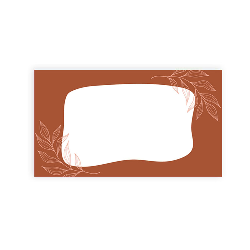 Cartes de place en terre cuite pour tables de fête de mariage, places assises pour porte-nom, paquet de 60