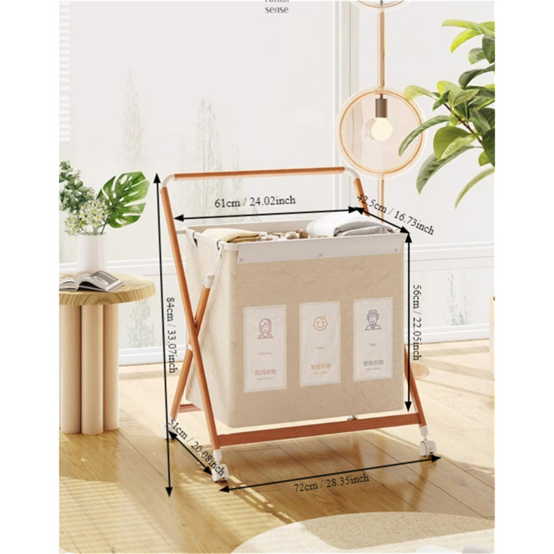 Fabric Laundry Hamper with Handles