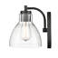 Applique murale 1 lumière de 9,25 po Knightsdale - noir mat-733653834