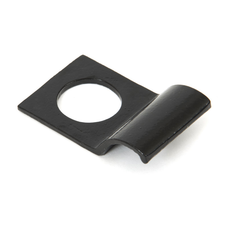 Rim Cylinder Pull Rosette, Black