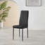 Scottsmoor High Gloss Halo Dining Table Set & 4 Luxury Faux Leather Dining Chairs - Modern Design-101527927