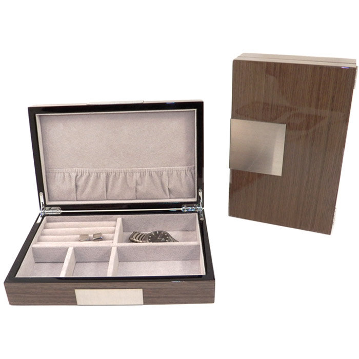 Hulbert Wood Jewelry Box +, Ash Wood