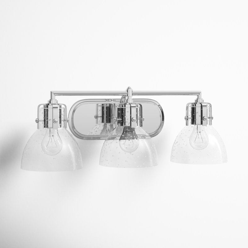 Dolan 3 Light Seeded Dimmable Vanity Light