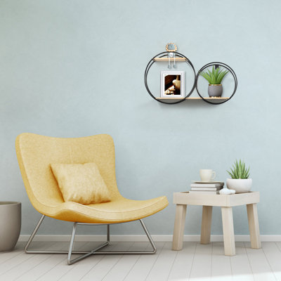 Mcalpin Circle Floating Shelf