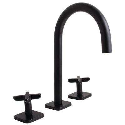 Lucid Widespread Bathroom Faucet with Drain Assembly