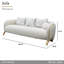 Scotts Square Sofa - Cornsilk/Light Champagne