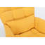 Chaise berçante rembourrée avec dossier haut Teddy