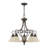 Aquala 5 - Light Steel Dimmable Classic / Traditional Chandelier-20317201