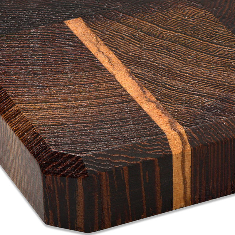 Wood Coaster Set With Holder
