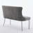 Double Dining Loveseat Bench, 2-Seat Tufted Bench-502303599-502303584