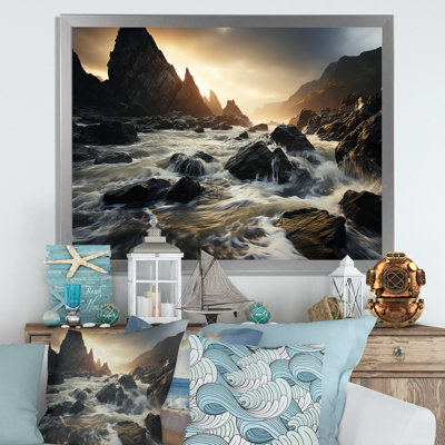 " Rocky Beach Rocky Seascapes I "