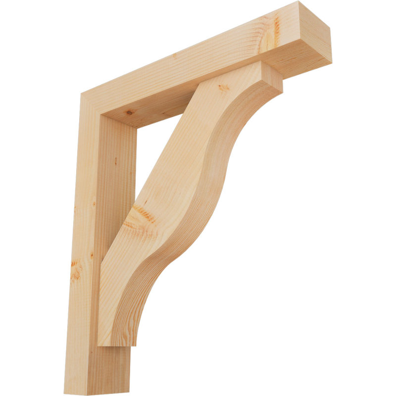 Support Funston Block avec support décalé, 32 x 28, Sapin Douglas de l 5 1/2 po (lisse)