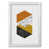 White Grain Frame