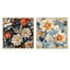 Regiène - Ensemble de 2 collages carrés floraux-101853606-101853609