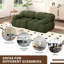 Causeuse modulaire en velours Hansika 70,8 po-207655804