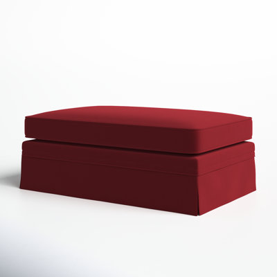 Shelby 47" Cotton Ottoman