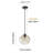 Burov 1 - Light Matte Black Single Pendant