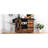 55.5 - Inch Rolling Kitchen Island With Drop Leaf, Power Outlet, Storage Drawers, And Wheels, Black, For Home Dining-380826932