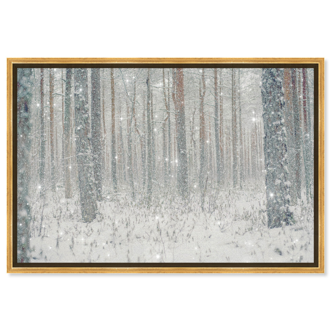 " Nature And Landscape Winter Wonderland, Modern & Contemporary Gray " by Oliver Gal Loon Peak® 