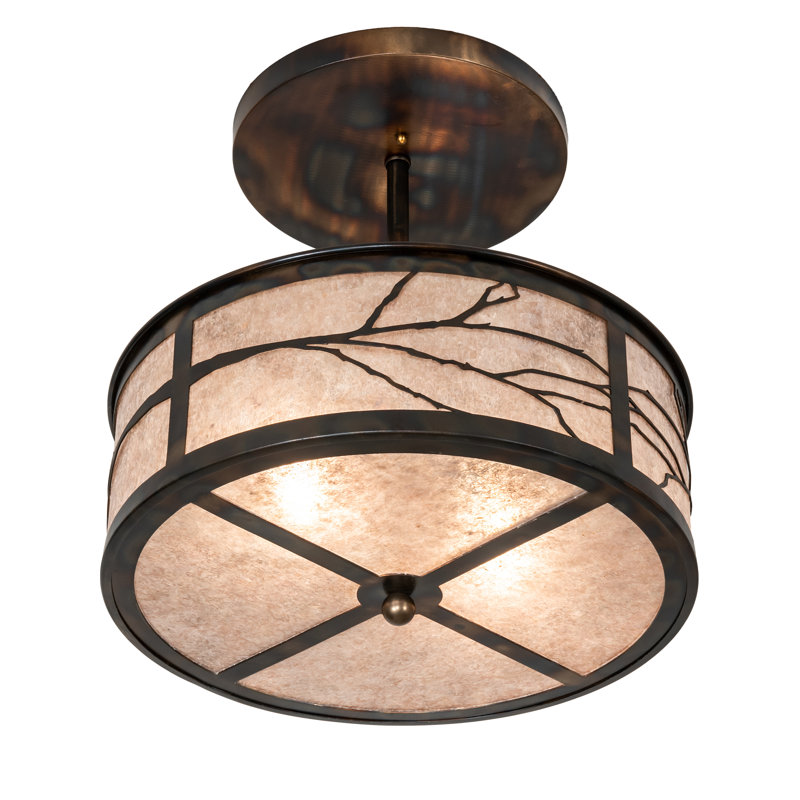 2 - Light Semi Flush Mount